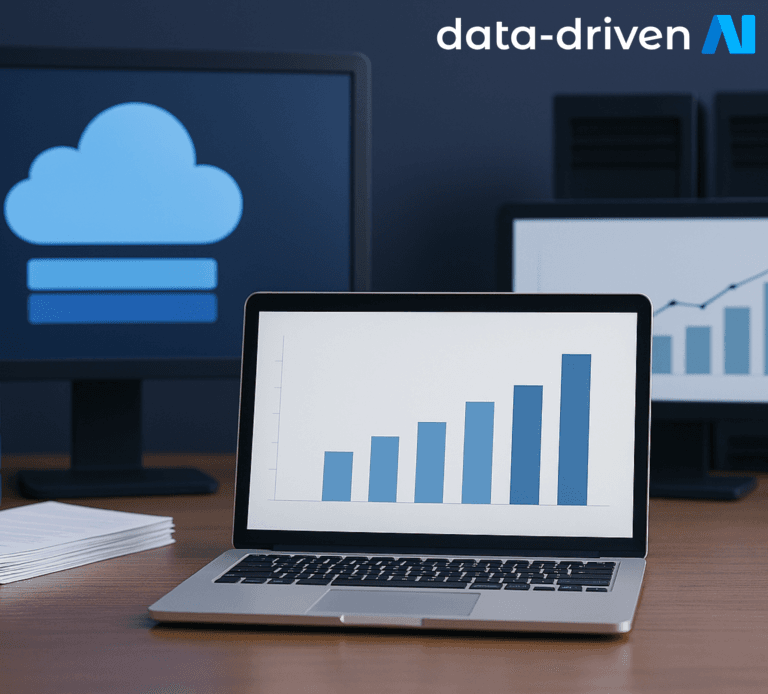 Microsoft Fabric in 2026: The Unified Data Platform Transforming Enterprise Analytics 1 Graphs and cloud storage on screens
